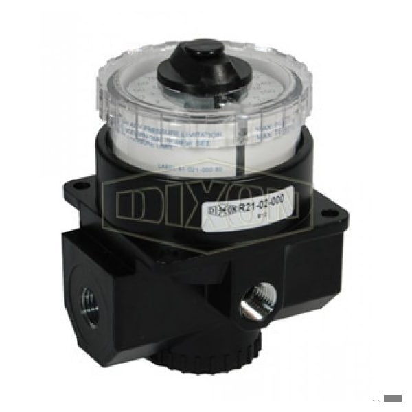 Wilkerson by Dial Air Regulator without Gauge, 117 SCFM Flow Rate, 0 to 160 psig Adjustable Pressure